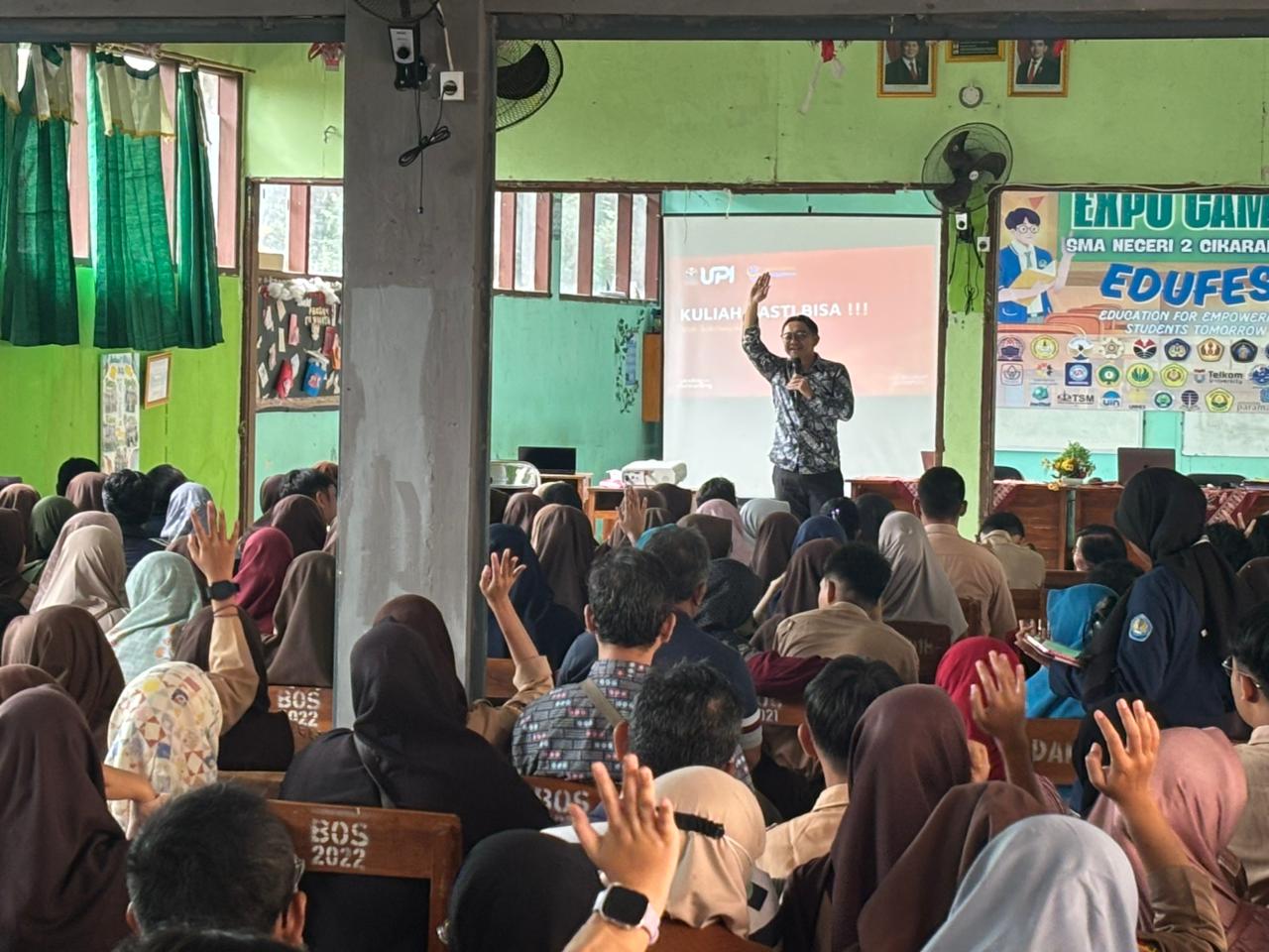 KKIPP UPI Gives 2026 PMB Socialization and Motivation at SMAN 2 Cikarang Utara