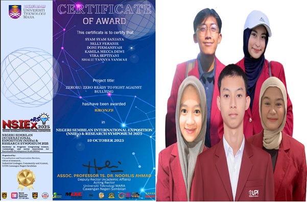 Mahasiswa Fisika UPI Raih Medali di Ajang Inovasi Internasional NSIEx