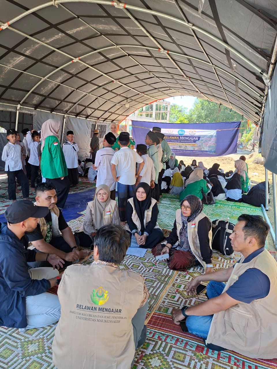 Tim UPI Lakukan Pendampingan Pemulihan Trauma Korban Banjir Di Kabupaten Aceh Utara