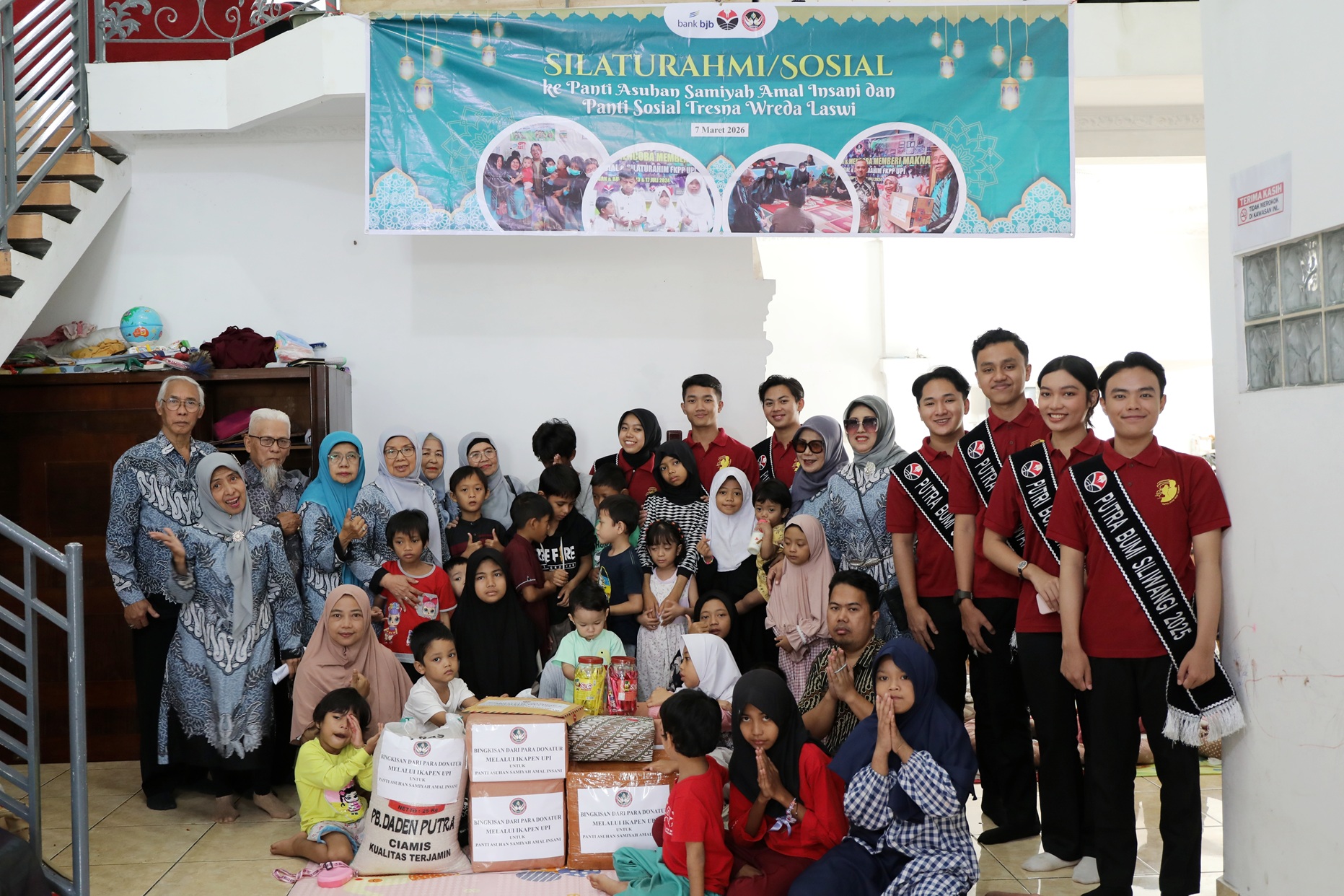 IKAPEN dan Putra Putri Bumi Siliwangi UPI Gelar Aksi Sosial di Panti Samiyah Amal Insani