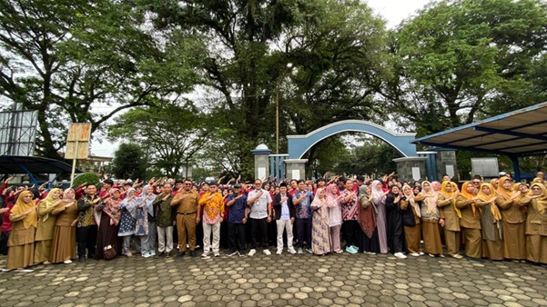 218 Mahasiswa P3K UPI Sumedang Terjun ke 19 Sekolah di Situraja