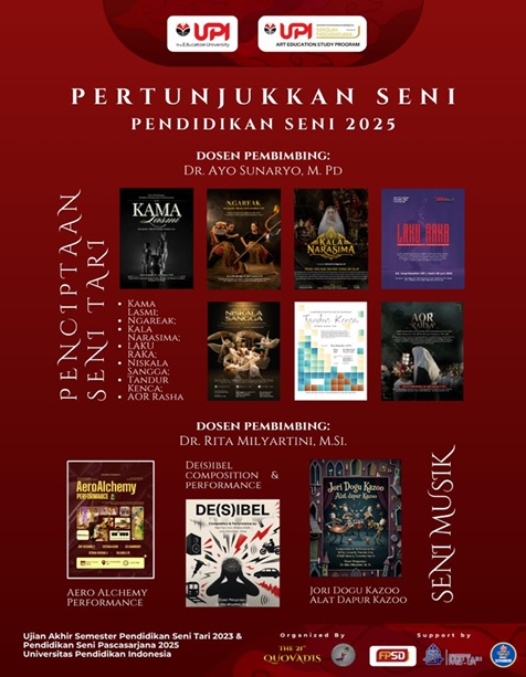 Mahasiswa Magister Pendidikan Seni UPI Gelar Pertunjukan 10 Karya Berbasis Riset Artistik